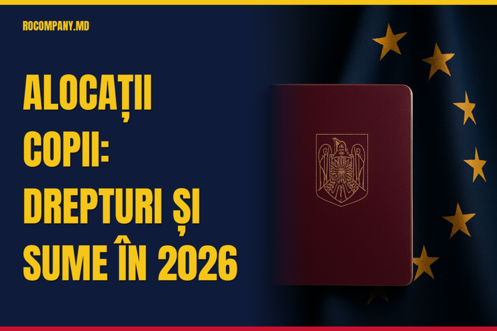 Ilustrație privind alocații de stat pentru copii în România 2026